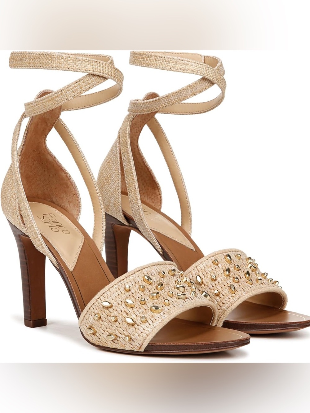 Franco Sarto Eleanor Ankle Strap High Heel Sandal Size 6 Brand New!